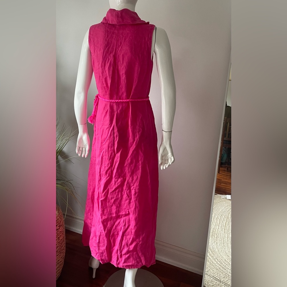 Francesca Bettini 100% Linen Maxi Dress – Size Small - Picture 5 of 7